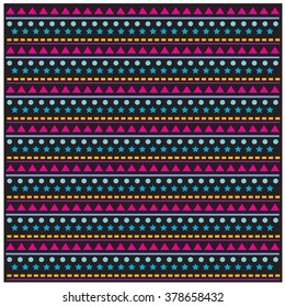 tribal colorful background pattern