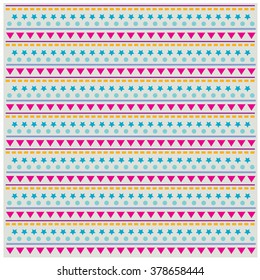 tribal colorful background pattern