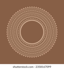 Tribal Concept Mandala Art Circle Design I Logo I Background 