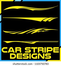 Tribal and cool Car stripe design set. Adhesive Vinyl stickers design for vehicles