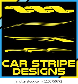 Tribal and cool Car stripe design set. Adhesive Vinyl stickers design for vehicles