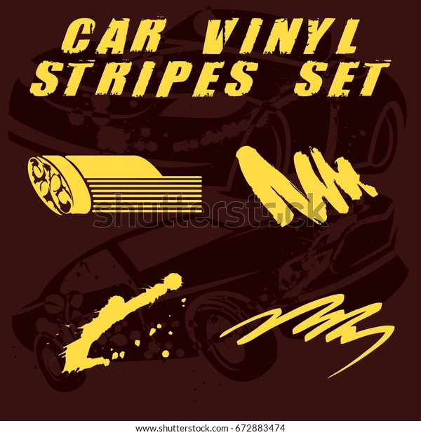 Tribal and cool Car stripe set top print on vinyl
and adhesive on vehicle