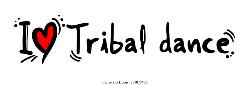 Tribal dance love