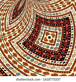 Tribal decorative design, abstract texture