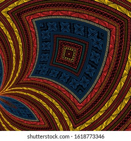 Tribal decorative design, abstract texture
