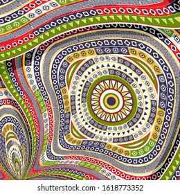 Tribal decorative design, abstract texture