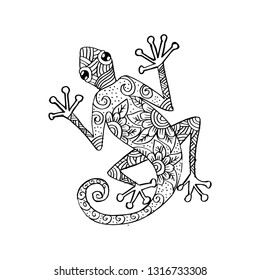 Tribal Decorative Lizard