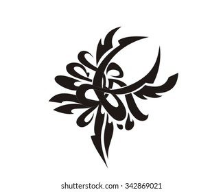tribal design art ornament