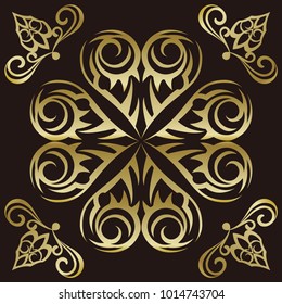 Tribal design.
Tattoo or sticker design.
The composition of the heart of Tribal.
Tribal pattern design.
