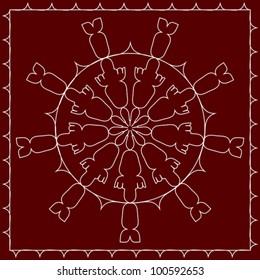Tribal Design for wall painting
