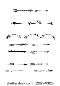 Tribal doodle hand drawn vector