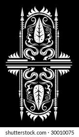 Tribal door pattern