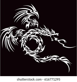 tribal dragon