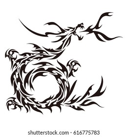 tribal dragon