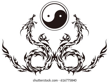 tribal dragon