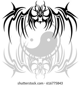 tribal dragon