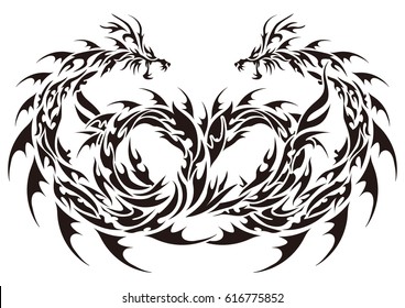tribal dragon