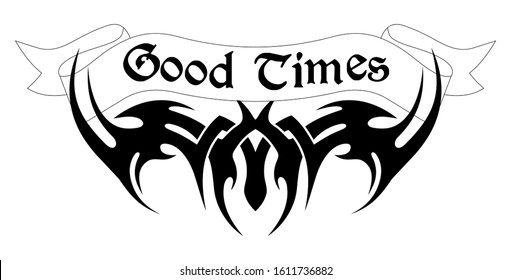 tribal dragon designed for a freind