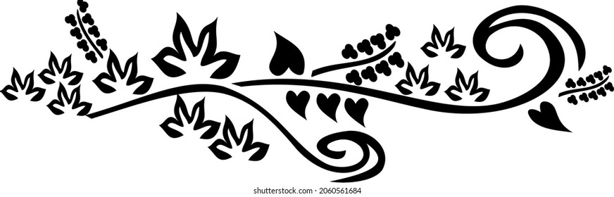 tribal draw ing in vector art style