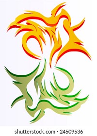 Tribal elements for design. Vector.