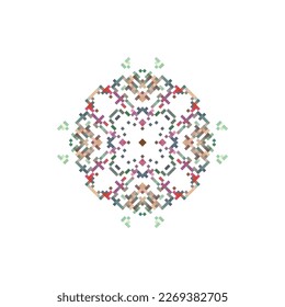 Stammeselemente, ethnische Kollektion, Aztekestube, Stammeskunst, Stammesdesign einzeln auf weißem Hintergrund