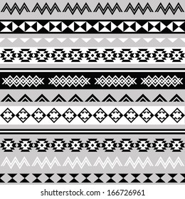 Tribal ethinc ztec seamless pattern