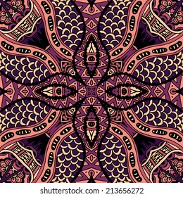 Tribal Ethnic Abstract Ornamental Vector Pattern Texture