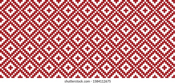 Tribal Ethnic Aztec background pattern seamless print vector border banner style Design bad Christmas xmas fabric Retro flannel flanel sweater pullover textile texture fabric weaving square plaid fun
