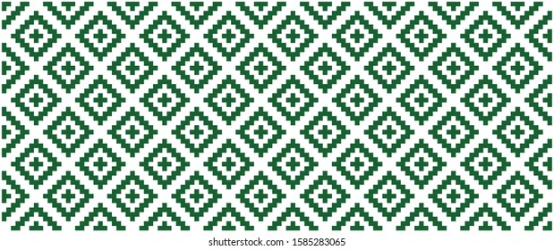 Tribal Ethnic Aztec background pattern seamless print vector border banner style Design bad Christmas xmas fabric Retro flannel flanel sweater pullover textile texture fabric weaving square plaid fun