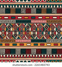 Tribal ethnic background. Vector seamless pattern design for background,carpet,wallpaper,wrapping,batik,fabric