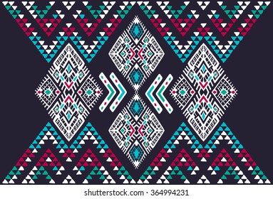 Tribal Ethnic collection, the elements of ethnic patterns of the Aztecs. 