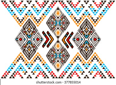 Tribal Ethnic collection, the elements of ethnic patterns of the Aztecs.