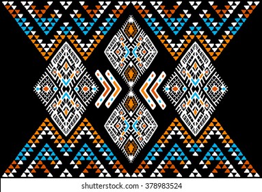 Tribal Ethnic collection, the elements of ethnic patterns of the Aztecs.