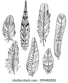 Tribal Ethnic Feathers