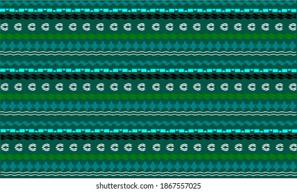 Tribal or ethnic geometric illustration pattern