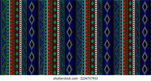 tribal and ethnic illustration pattern