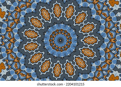 Tribal ethnic indian ethnic seamless vector design. Festive colorful mandala pattern. Geometric mandala fantasy boho flowers. Holi festival background