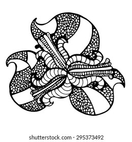 tribal ethnic lace pattern design element