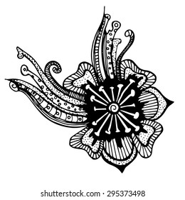 tribal ethnic lace pattern design element