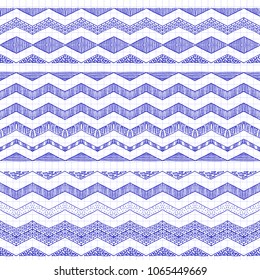 Tribal ethnic ornament seamless pattern. Colorful vector illustration. Handdrawn hipster backdrop, ethnic motif for textile, web or paper.