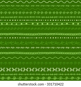 Tribal ethnic ornament seamless pattern. Colorful vector illustration. Ethnic motif for textile, web or paper. 