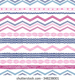 Tribal ethnic ornament seamless pattern. Colorful vector illustration. Ethnic motif for textile, web or paper. 
