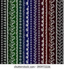 Tribal ethnic ornament seamless pattern. Colorful vector illustration. Ethnic motif for textile, web or paper. 