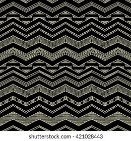 Tribal ethnic ornament seamless pattern. Colorful vector illustration. Ethnic motif for textile, web or paper. 
