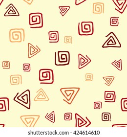 Tribal ethnic ornament seamless pattern. Colorful vector illustration. Ethnic motif for textile, web or paper. 