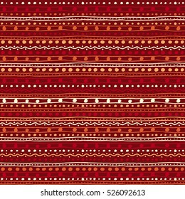 Tribal ethnic ornament seamless pattern. Colorful vector illustration. Ethnic motif for textile, web or paper.