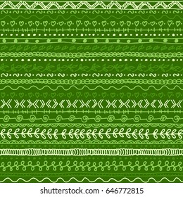 Tribal ethnic ornament seamless pattern. Colorful vector illustration. Ethnic motif for textile, web or paper.