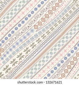 Tribal ethnic ornamental pattern