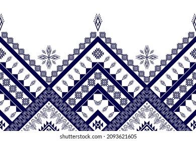 Tribal ethnic pattern design. Aztec fabric carpet mandala ornament native chevron textile decoration wallpaper. Tribal turkey African Indian traditional embroidery vector illustrations background.