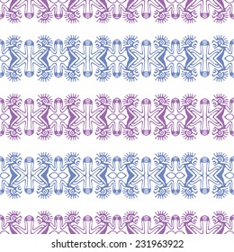 tribal ethnic pattern, vector background.